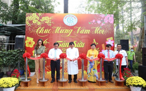 Bệnh viện Chợ Rẫy: Khai mạc đường hoa xuân tân sửu 2021