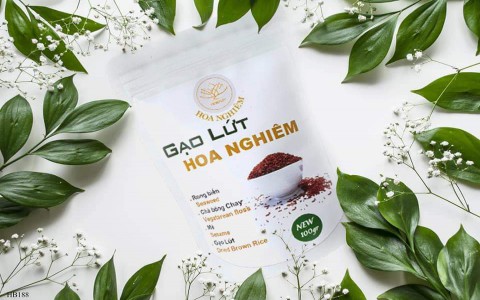 Rong biển sấy giòn và Gạo lứt sấy rong biển Hoa Nghiêm - sản phẩm vì sức khỏe người Việt
