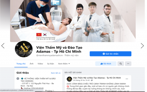 Viện thẩm mỹ và đào tạo Adamas thách thức pháp luật