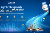 Ngân hàng NCB miễn phí nhận, chuyển tiền quốc tế cho khách hàng doanh nghiệp