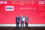 Amway Việt Nam được vinh danh Top 5 Doanh nghiệp tiêu biểu ASEAN và Top 5 Thương hiệu/sản phẩm nổi tiếng ASEAN