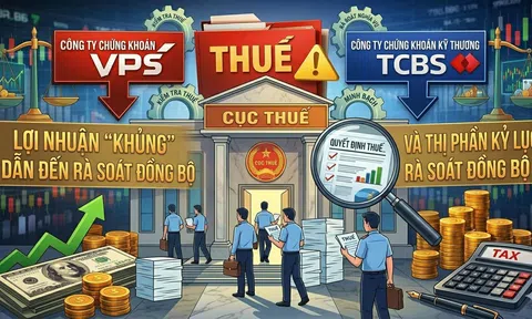 Sau tin lợi nhuận “khủng”, chứng khoán VPS và TCBS bất ngờ lọt danh sách kiểm tra thuế