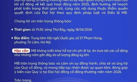 Cầm vài trăm cổ MBB: Đi họp ĐHĐCĐ hay ở nhà để tránh “lỗ chi phí”?