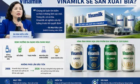 Vinamilk muốn làm bia: Thị trường sắp có “tân binh khủng” xuất hiện