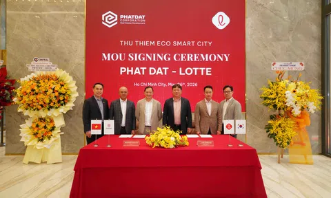 Phát Đạt và LOTTE ký kết biên bản ghi nhớ hợp tác dự án Thu Thiem Eco Smart City