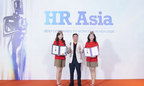 Vietjet khẳng định sức hút môi trường làm việc quốc tế tại HR Asia Awards 2026