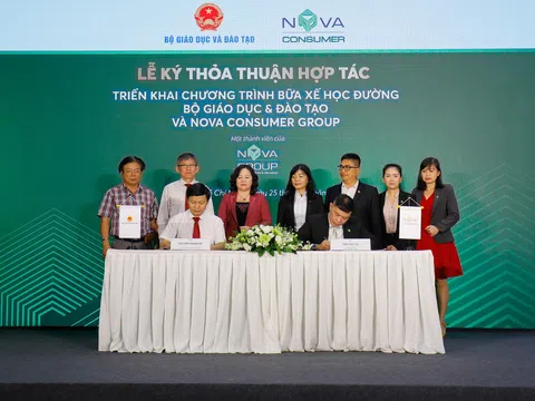 Nova Consumer Group hợp tác cùng Bộ GD&ĐT triển khai chương trình Bữa xế học đường