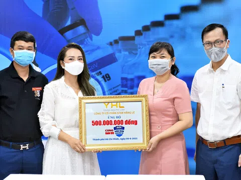 YHL Star Hằng Lê tiếp tục ủng hộ 500 triệu đồng cho Quỹ vắc-xin phòng COVID-19