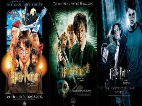 Kỷ niệm 21 năm thương hiệu điện ảnh Harry Potter, ba phần phim đầu tiên sẽ trở lại các rạp