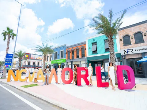 Các hoa hậu khám phá đại lộ shophouse NovaWorld Ho Tram