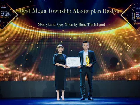 MerryLand Quy Nhơn nhận 3 giải thưởng về phát triển và thiết kế siêu đô thị