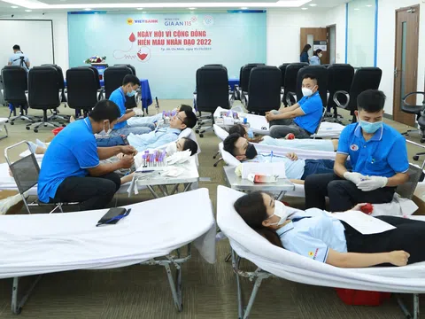 Vietbank tổ chức ngày hội Hiến máu nhân đạo 2022