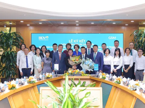 GSM ký thỏa thuận hợp tác toàn diện với BIDV chi nhánh Quang Trung