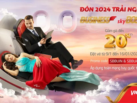 Rộn ràng du xuân cùng Vietjet với siêu khuyến mãi chỉ từ 0 đồng