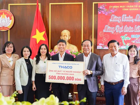 THACO trao gần 25 tỷ đồng cho Quỹ “Vì người nghèo” năm 2024