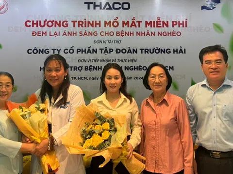 THACO đồng hành cùng chương trình “Đem lại ánh sáng cho bệnh nhân nghèo”