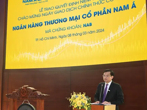 NAB chính thức chào sàn HoSE với giá tham chiếu 15.900 đồng