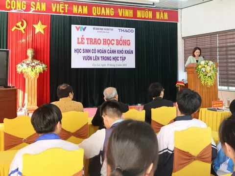 THACO trao Quỹ học bổng Đường lên đỉnh Olympia - Quý II năm 2024 tại Gia Lai