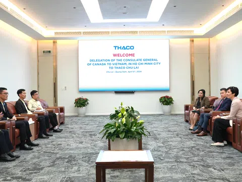 Đoàn Tổng Lãnh sự quán Canada tại TP.HCM thăm và làm việc tại KCN THACO Chu Lai