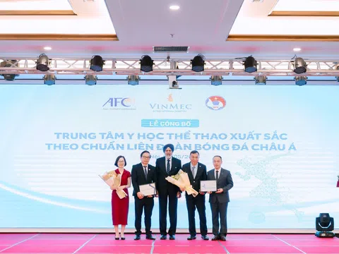 Đại diện duy nhất Việt Nam được LĐBĐ Châu Á công nhận là Trung tâm y học thể thao xuất sắc