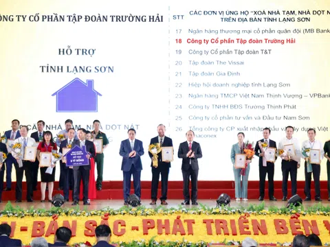 THACO tài trợ 5 tỷ xóa nhà tạm, nhà dột nát cho tỉnh Lạng Sơn