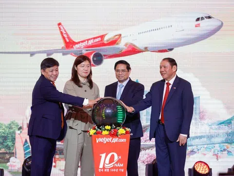 Kỷ niệm 10 năm bay đến Hàn Quốc và công bố đường bay mới, Vietjet mở bán hàng chục ngàn vé siêu tiết kiệm