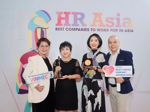 Vinmec giành “cú đúp” tại giải thưởng nhân sự Châu Á