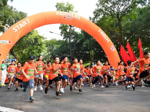 Bùng nổ đường đua Mastercard Kids Run 2024