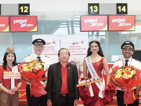 Vietjet vừa khai trương đường bay thẳng giữa Ahmedabad (Ấn Độ) và Đà Nẵng
