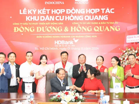 Lễ ký kết hợp tác chiến lược Hồng Quang – Đông Dương