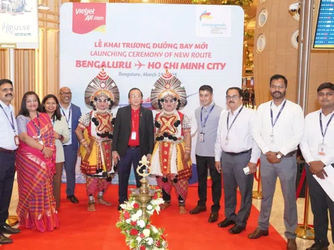 Không ngừng mở rộng mạng bay quốc tế, Vietjet vừa khai trương đường bay đến Bengaluru, Hyderabad (Ấn Độ)