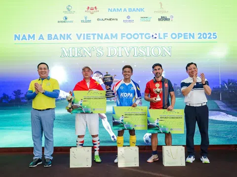 Kịch tính đến phút cuối: Nam A Bank Vietnam Footgolf Open 2025 tìm ra nhà vô địch