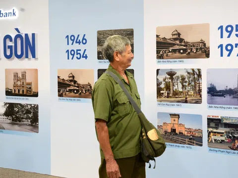 Triển lãm "Sài Gòn xưa và nay" tại ga Metro Bến Thành – Dấu ấn phát triển của TP.HCM