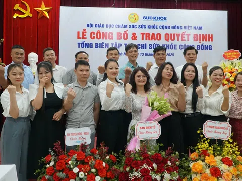 Bổ nhiệm Nhà báo Chu Loan làm Tổng Biên tập Tạp chí Sức Khỏe Cộng Đồng