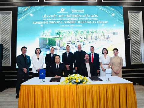 “Bắt tay” Sunset Hospitality Group, Sunshine Group chuẩn bị ra mắt tổ hợp nhà hàng - hồ bơi 6 sao đầu tiên tại KĐT Ciputra