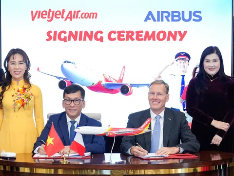 Vietjet đặt hàng 20 máy bay thân rộng A330neo cho kế hoạch tương lai