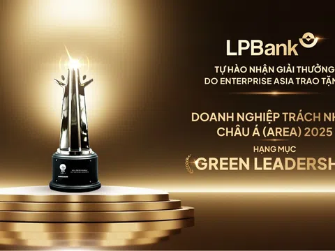 LPBank – Ngân hàng Việt Nam đầu tiên được vinh danh “Lãnh đạo xanh” Châu Á