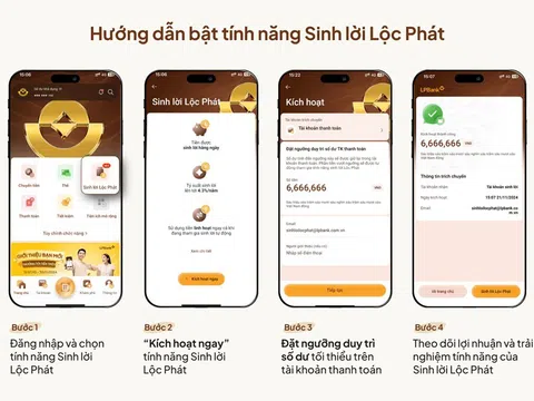 Sinh lời Lộc Phát 2.0: Tài khoản thanh toán “đẻ lãi” tới 4,5%/năm – mức sinh lời tốt nhất thị trường hiện nay