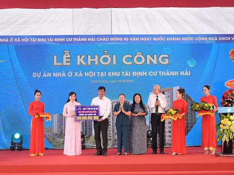 Lễ khởi công Dự án Nhà ở xã hội Thành Hải: Bước tiến cho an sinh tại Khánh Hòa