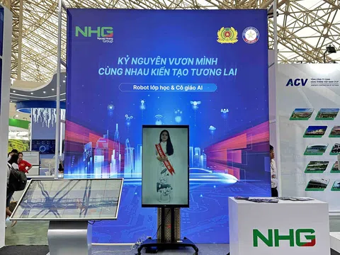 Tập đoàn Nguyễn Hoàng giới thiệu giải pháp giáo dục thông minh tại Triển lãm 80 năm thành tựu đất nước