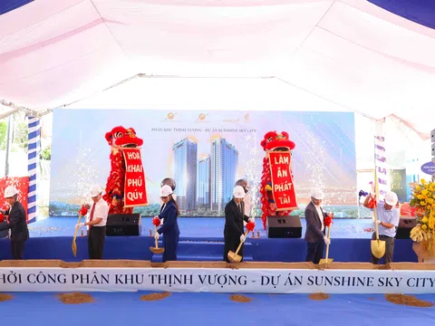 Sunshine Group khởi công Phân khu Thịnh Vượng, tăng tốc hoàn thiện toàn dự án Sunshine Sky City