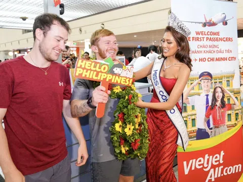 Vietjet khai trương đường bay TP.HCM - thủ đô Manila, mở ra kết nối du lịch, kinh tế