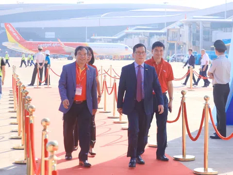 Vietjet cất nóc hangar chuẩn quốc tế, khai trương chuyến bay tới sân bay Long Thành