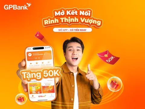 GPBank triển khai ưu đãi hoàn tiền 50.000 đồng cho khách hàng thanh toán bằng mã QR