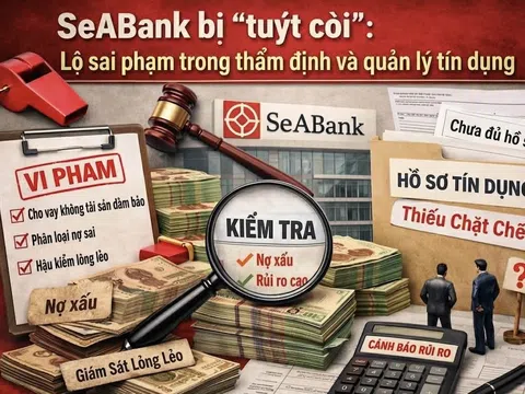 SeABank bị “tuýt còi”: Lộ sai phạm trong thẩm định và quản lý tín dụng