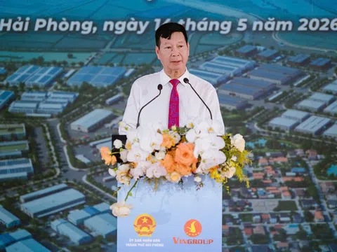 Vinhomes khởi công Dự án đầu tư phát triển kết cấu hạ tầng Khu công nghiệp Nam Tràng Cát