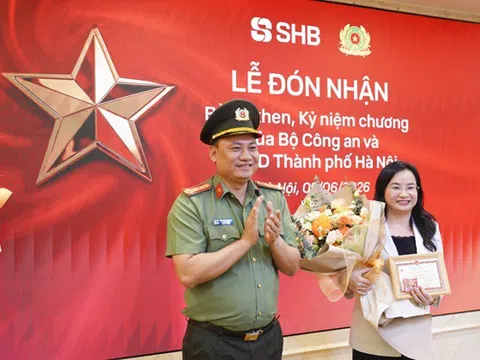Bộ Công an tặng Bằng khen cho SHB