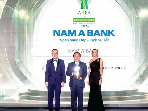 Nam A Bank nhận giải thưởng quốc tế về báo cáo phát triển bền vững