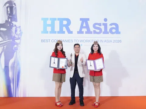 Vietjet khẳng định sức hút môi trường làm việc quốc tế tại HR Asia Awards 2026