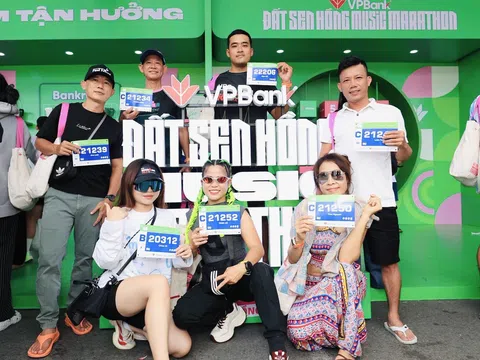 Đồng Tháp bước vào mùa hội, hơn 15.500 runner đổ về check- in VPBank Đất Sen Hồng Music Marathon 2026